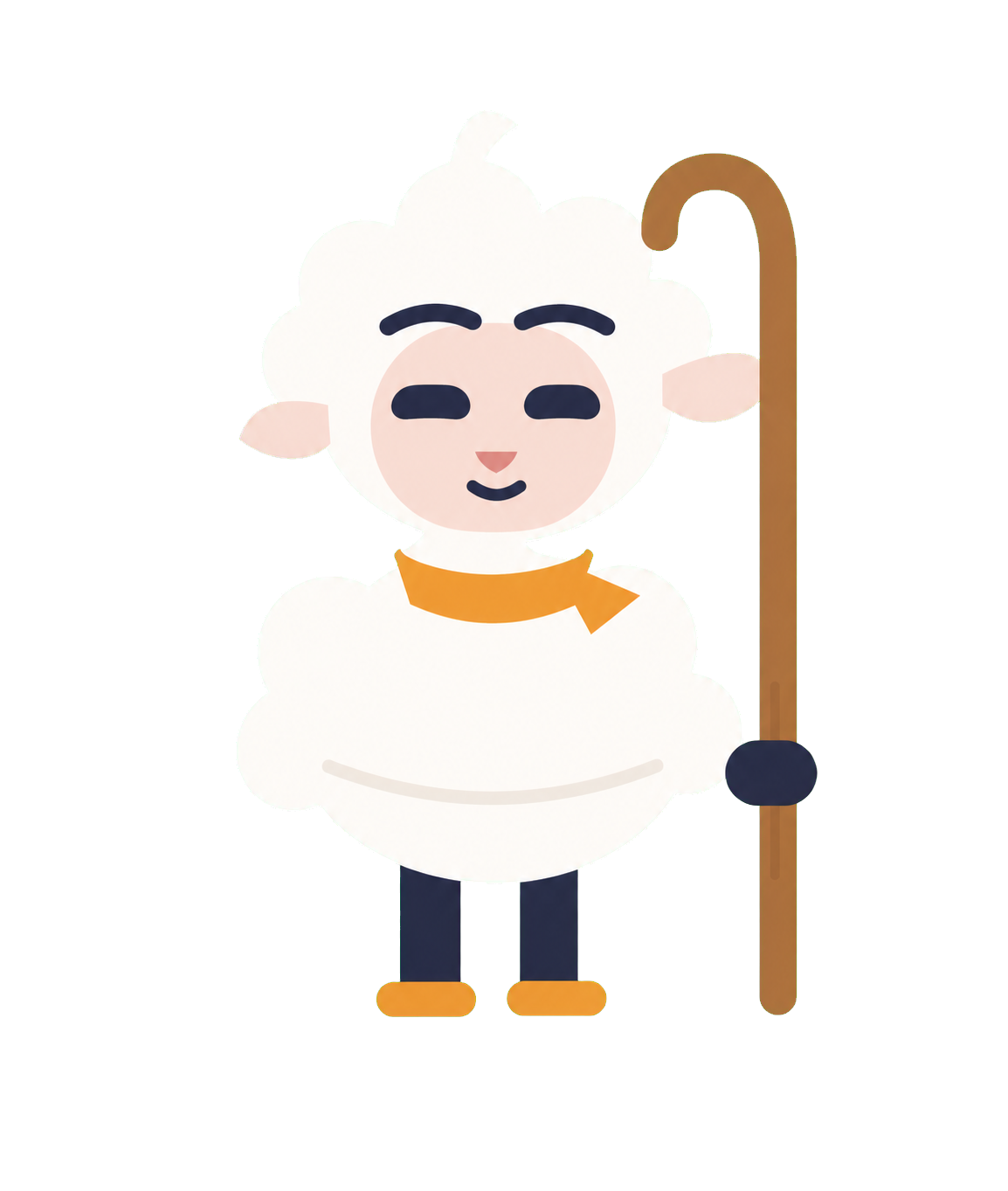 Levi, Fold’s lamb companion.